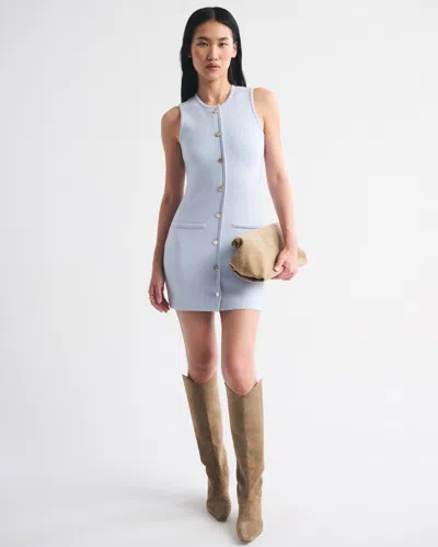 Abercrombie & Fitch The A&f Mara Mini Sweater Dress In Blue