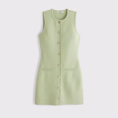 Abercrombie & Fitch The A&f Mara Mini Sweater Dress In Green
