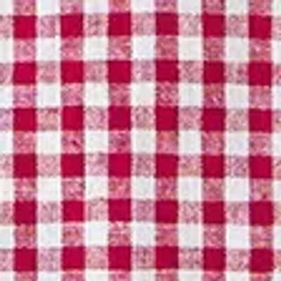 Abercrombie & Fitch Linen-blend Tie-front Mini Dress In Red