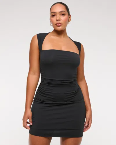 Abercrombie & Fitch The A&f Ava Mini Dress In Black