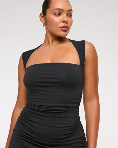 Abercrombie & Fitch The A&f Ava Mini Dress In Black