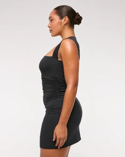 Abercrombie & Fitch The A&f Ava Mini Dress In Black