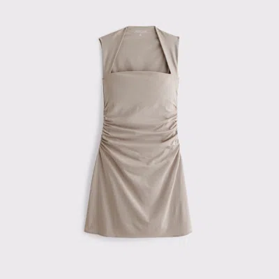 Abercrombie & Fitch The A&f Ava Mini Dress In Nude