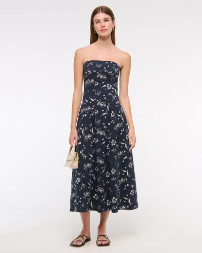 Abercrombie & Fitch The A&f Mila Strapless Midi Dress
