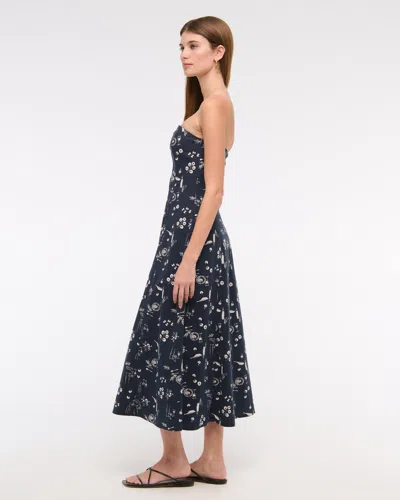 Abercrombie & Fitch The A&f Mila Strapless Midi Dress