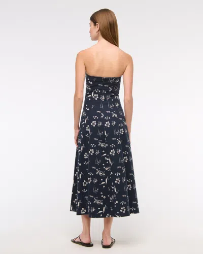 Abercrombie & Fitch The A&f Mila Strapless Midi Dress