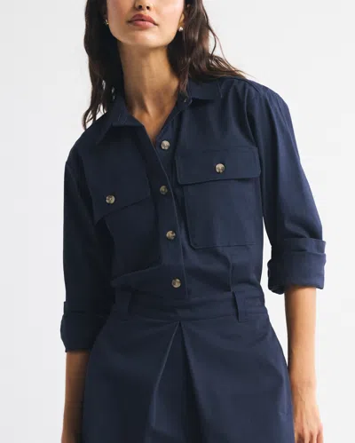 Abercrombie & Fitch Utility Skort In Blue