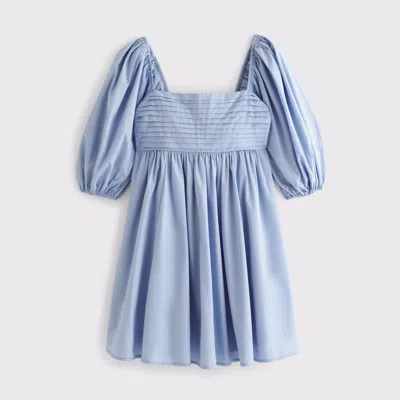 Abercrombie & Fitch The A&f Emerson Poplin Puff Sleeve Mini Dress