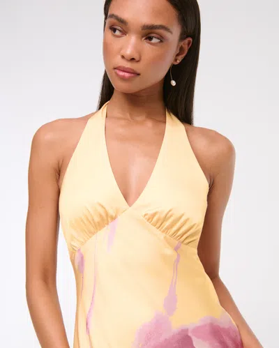 Abercrombie & Fitch The A&f Julia Slip Halter Maxi Dress