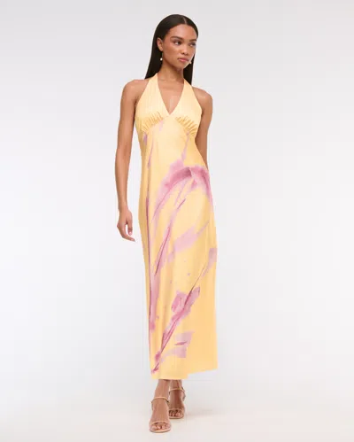 Abercrombie & Fitch The A&f Julia Slip Halter Maxi Dress