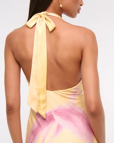 Abercrombie & Fitch The A&f Julia Slip Halter Maxi Dress