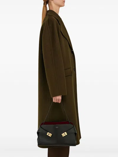 Ferragamo Leather Shoulder Bag Adaptable Strap In Multi