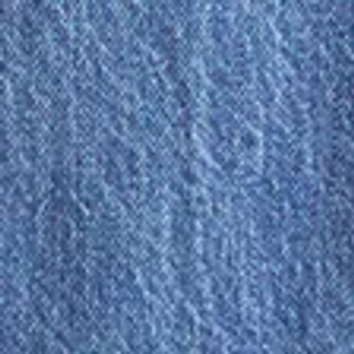 Abercrombie & Fitch Long-sleeve Denim Shirt Dress In Blue