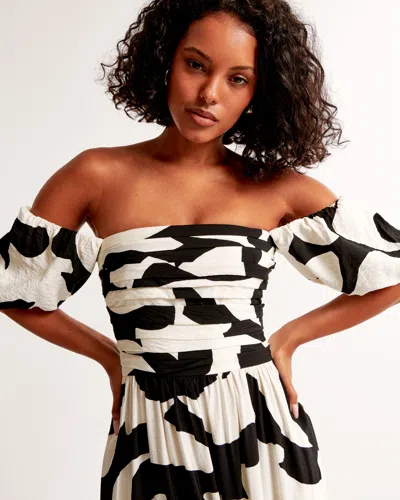 Abercrombie & Fitch The A&f Emerson Off-the-shoulder Maxi Dress