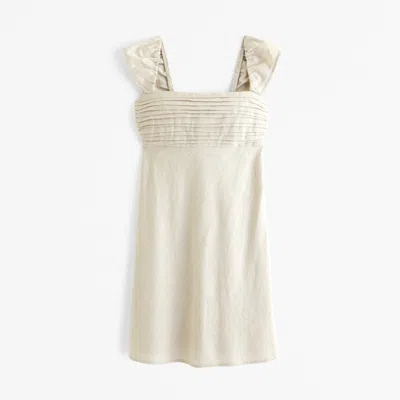 Abercrombie & Fitch The A&f Emerson Cap Sleeve Mini Dress In Neutral