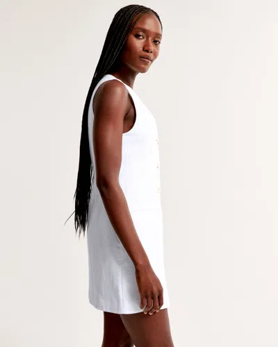 Abercrombie & Fitch The A&f Mara Linen-blend Vest Mini Dress In Multi
