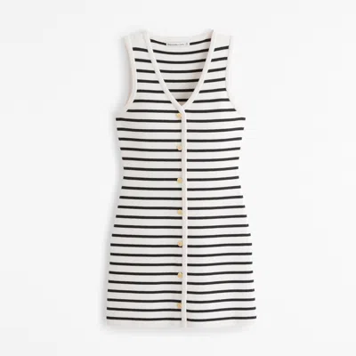 Abercrombie & Fitch The A&f Mara Sweater Vest Mini Dress In Black