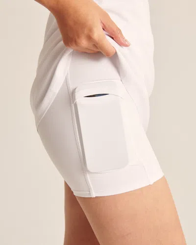 Abercrombie & Fitch Traveler Mini Dress In White