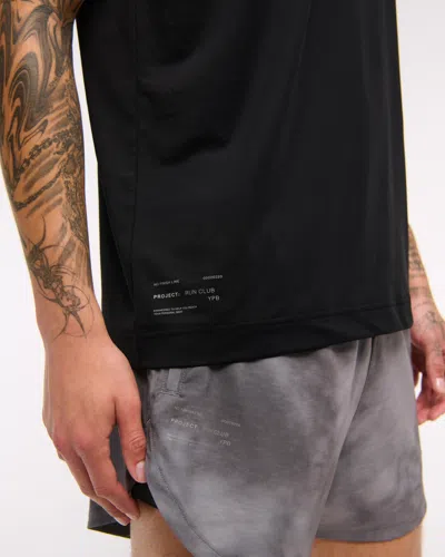 Abercrombie & Fitch Ypb Sweatwik Muscle Tank In Black