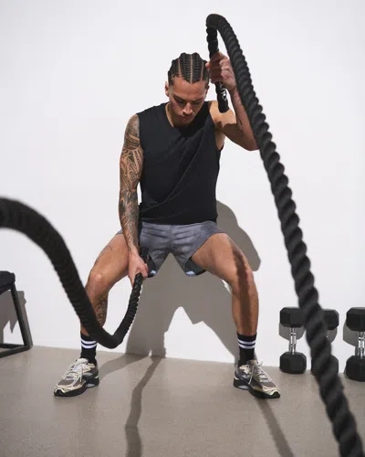 Abercrombie & Fitch Ypb Sweatwik Muscle Tank In Black