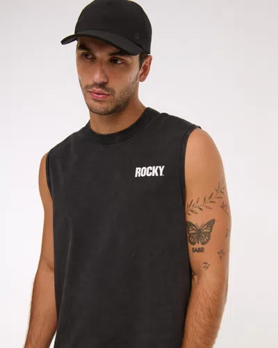 Abercrombie & Fitch Ypb Active Heavyweight Cotton Tank In Black