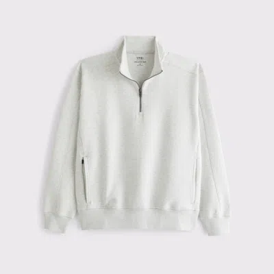 Abercrombie & Fitch Ypb Neoknit Max Half-zip In White