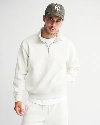 Abercrombie & Fitch Ypb Neoknit Max Half-zip In White