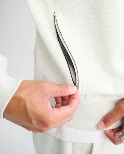 Abercrombie & Fitch Ypb Neoknit Max Half-zip In White