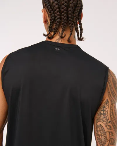 Abercrombie & Fitch Ypb Sweatwik Muscle Tank In Black