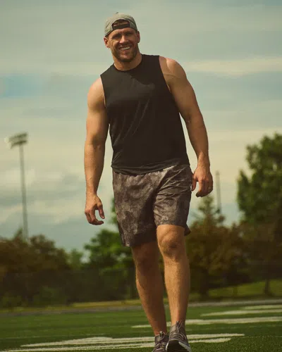 Abercrombie & Fitch Ypb Sweatwik Muscle Tank In Black