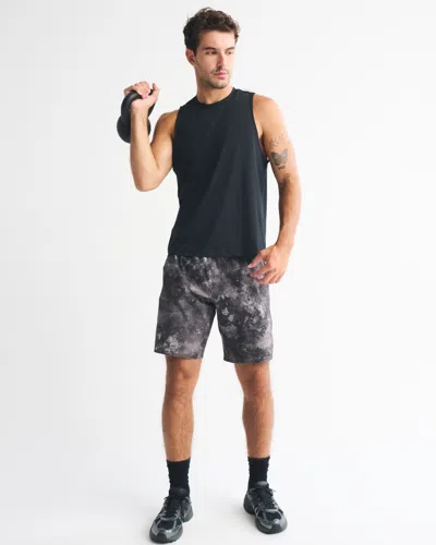 Abercrombie & Fitch Ypb Sweatwik Delt-fit Tank In Black