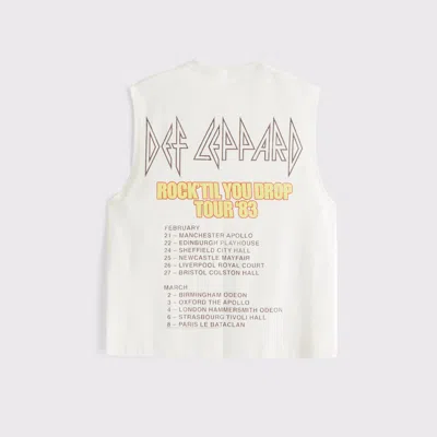 Abercrombie & Fitch Ypb Active Heavyweight Cotton Tank In Neutral