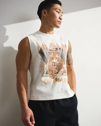 Abercrombie & Fitch Ypb Active Heavyweight Cotton Tank In Neutral