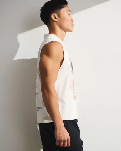 Abercrombie & Fitch Ypb Active Heavyweight Cotton Tank In Neutral