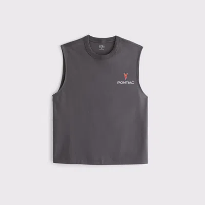 Abercrombie & Fitch Ypb Active Heavyweight Cotton Tank In Gray