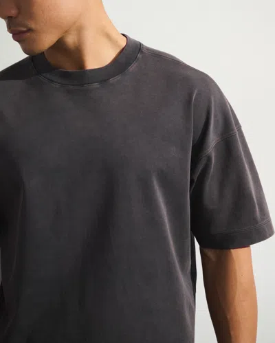 Abercrombie & Fitch Ypb Heavyweight Cotton Pump Cover Tee In Brown