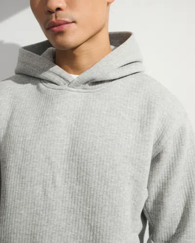 Abercrombie & Fitch Ypb Textured Ribbed Popover In Gray