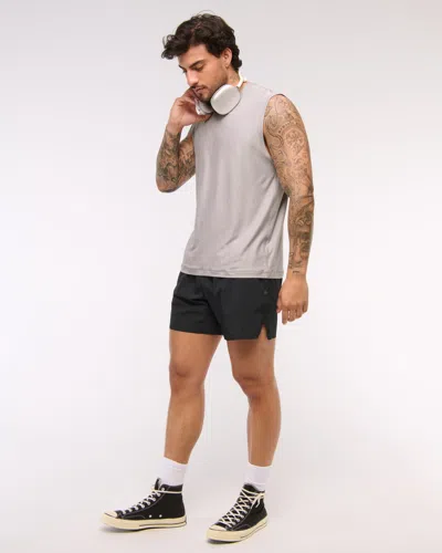 Abercrombie & Fitch Ypb Powersoft Lifting Tank In Gray