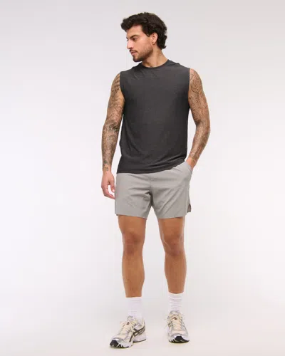 Abercrombie & Fitch Ypb Powersoft Lifting Tank In Gray