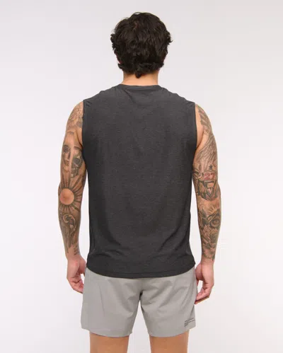 Abercrombie & Fitch Ypb Powersoft Lifting Tank In Gray