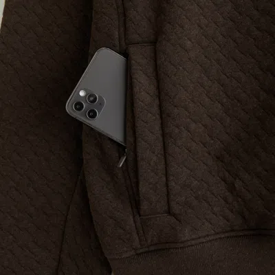 Abercrombie & Fitch Ypb Textured Basketweave Popover In Brown