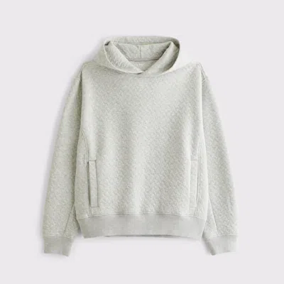 Abercrombie & Fitch Ypb Textured Basketweave Popover In Gray