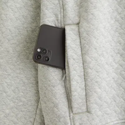 Abercrombie & Fitch Ypb Textured Basketweave Popover In Gray