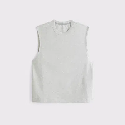 Abercrombie & Fitch Ypb Active Heavyweight Cotton Tank In White