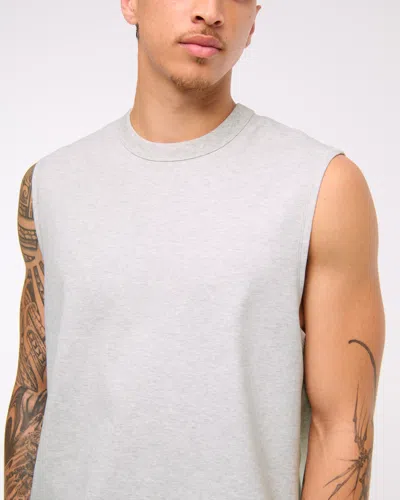 Abercrombie & Fitch Ypb Active Heavyweight Cotton Tank In White