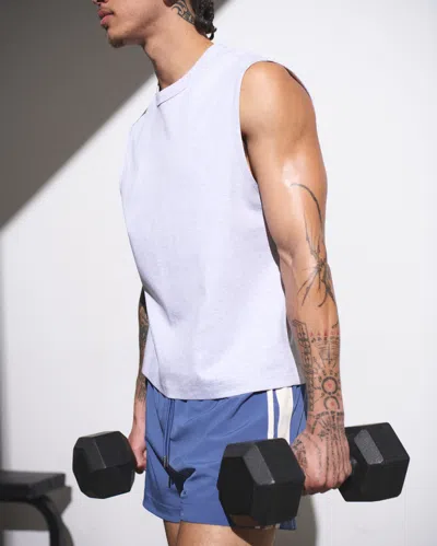 Abercrombie & Fitch Ypb Active Heavyweight Cotton Tank In White