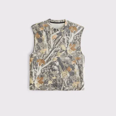 Abercrombie & Fitch Ypb Heavyweight Cotton Extended Shoulder Tank In Multi