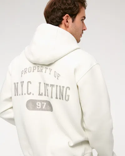 Abercrombie & Fitch Ypb Neoknit Max Popover In White