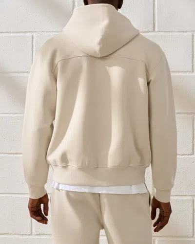 Abercrombie & Fitch Ypb Neoknit Max Full-zip Hoodie In Neutral