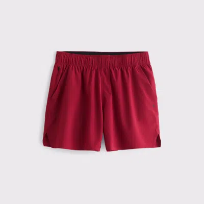 Abercrombie & Fitch Ypb Motiontek Unlined Ready Short In Red